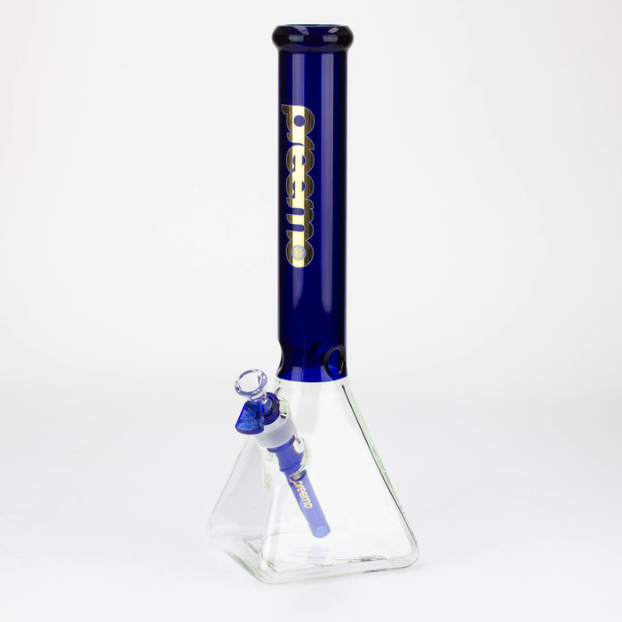 preemo - 16 inch Pyramid Base Beaker [P038] Glass Bong preemo BLUE