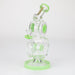 preemo - 10 inch Double Drum Bubbler [P085] Glass Bong preemo GREEN