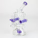 preemo - 8 inch Double Finger Hole Recycler [P086] Bongs preemo PURPLE