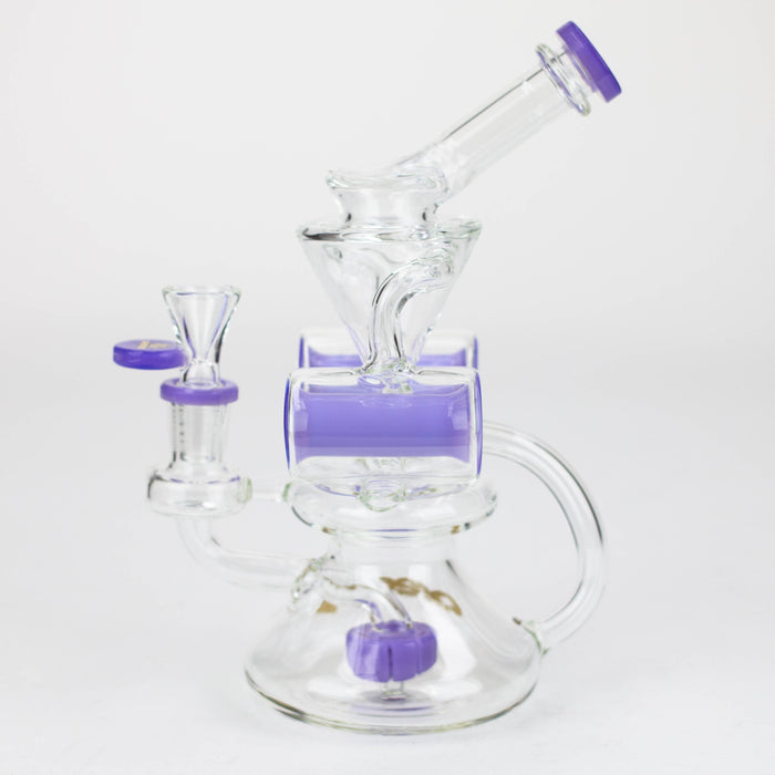 preemo - 8 inch Double Finger Hole Recycler [P086] Bongs preemo
