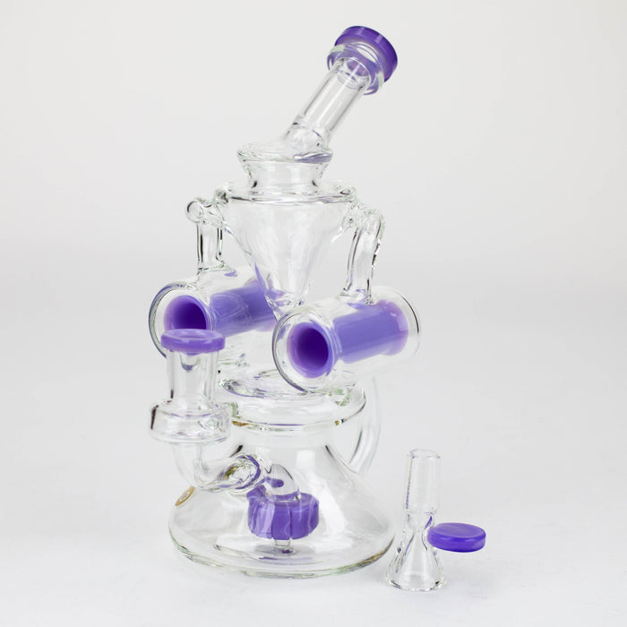 preemo - 8 inch Double Finger Hole Recycler [P086] Bongs preemo