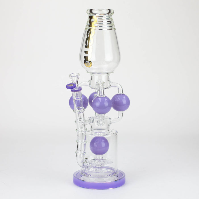 preemo - 16 inch Sprocket to Coil Bubbler [P087] Glass Bong preemo PURPLE