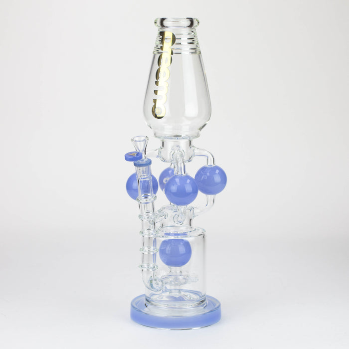 preemo - 16 inch Sprocket to Coil Bubbler [P087] Glass Bong preemo BLUE
