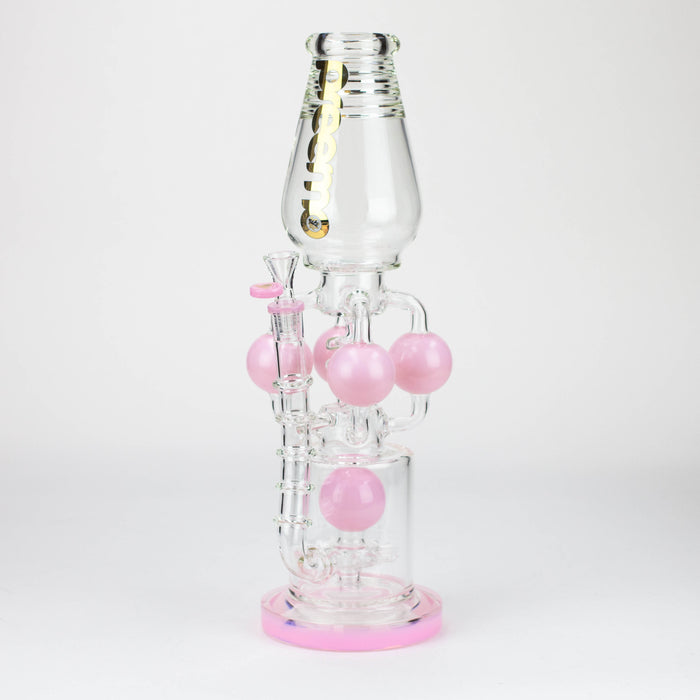 preemo - 16 inch Sprocket to Coil Bubbler [P087] Glass Bong preemo PINK