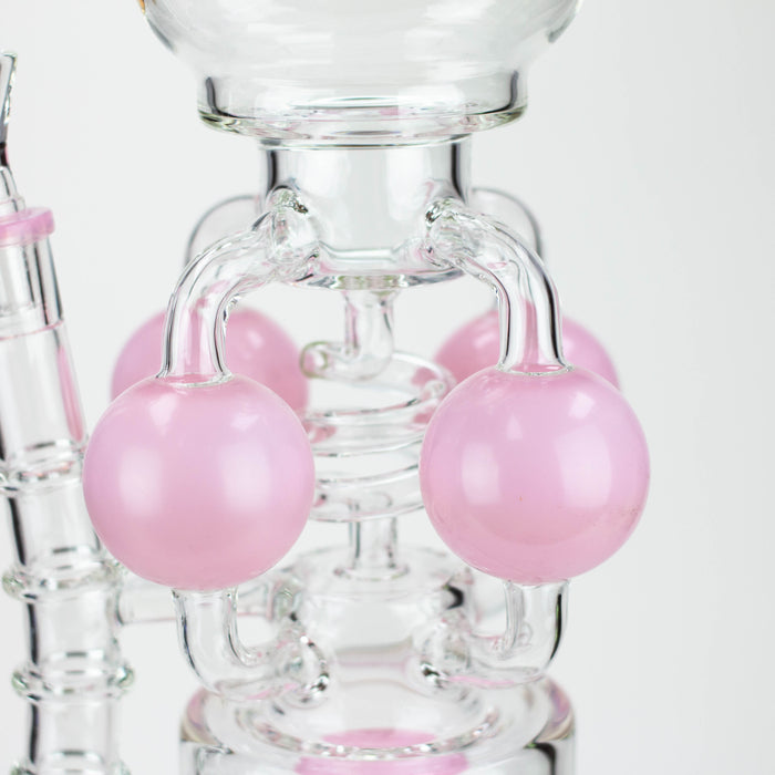 preemo - 16 inch Sprocket to Coil Bubbler [P087] Glass Bong preemo