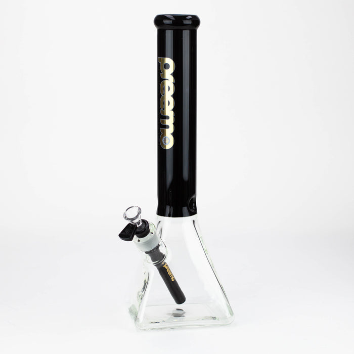 preemo - 16 inch Pyramid Base Beaker [P038] Glass Bong preemo BLACK