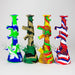11" Multi-color bazooka silicone detachable water bong-Assorted Resin · Silicone · Plastic Bong ONE