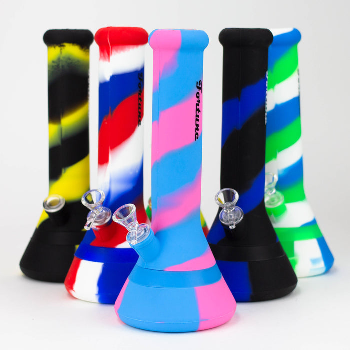 12" Multi-color silicone detachable water bong-Assorted Resin · Silicone · Plastic Bong ONE