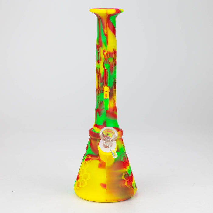 11" Multi-color bazooka silicone detachable water bong-Assorted Resin · Silicone · Plastic Bong ONE