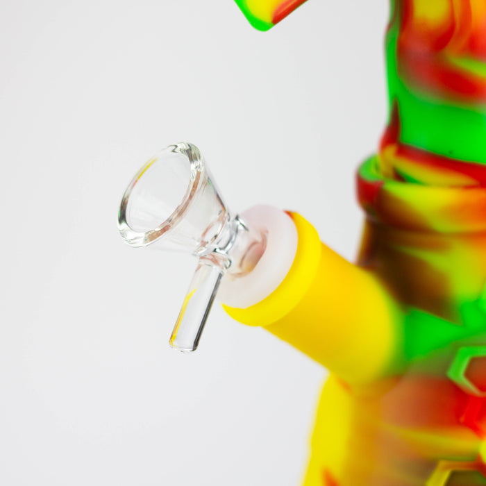 11" Multi-color bazooka silicone detachable water bong-Assorted Resin · Silicone · Plastic Bong ONE