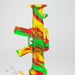 11" Multi-color bazooka silicone detachable water bong-Assorted Resin · Silicone · Plastic Bong ONE