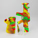 11" Multi-color bazooka silicone detachable water bong-Assorted Resin · Silicone · Plastic Bong ONE
