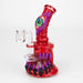 6" Resin 3D glow artwork Dab Rig [TX813] Bongs ONE Design A (Red)