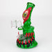 6" Resin 3D glow artwork Dab Rig [TX813] Bongs ONE Design B (Green)