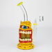 9.5" Resin 3D glow artwork Dab Rig [TX806] Resin · Silicone Rig ONE Design B (Yellow)