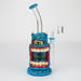 9.5" Resin 3D glow artwork Dab Rig [TX806] Resin · Silicone Rig ONE Design C (Blue)