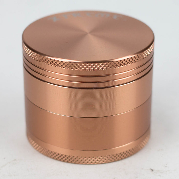 XTREME | 4 parts Aluminum herb grinder [CNC560-4] Regular Grinder Canadian Distributor Rose Gold