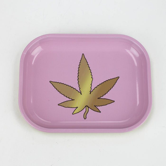 Small Metal Rolling Tray ROLLING ACCESSORIES Canadian Distributor Dry Leaf