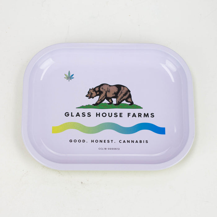 Small Metal Rolling Tray ROLLING ACCESSORIES Canadian Distributor Bear Cartoon