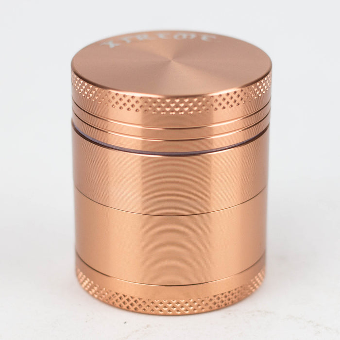 XTREME | 4 parts Aluminum herb grinder [CNC400-4] Regular Grinder Canadian Distributor Rose Gold