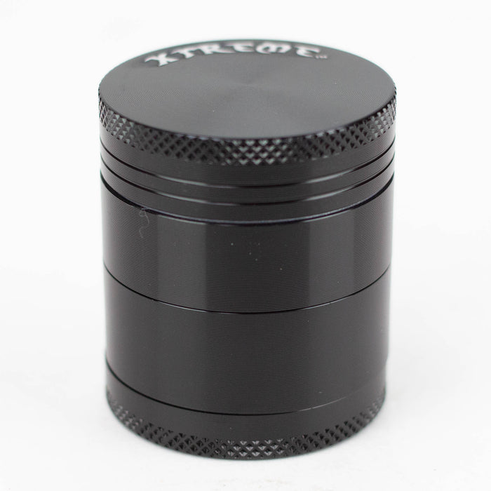 XTREME | 4 parts Aluminum herb grinder [CNC400-4] Regular Grinder Canadian Distributor Black