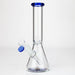 10" Beaker glass water bong [G31034] Beaker Bong Purple Haze Smoke Inc Blue