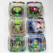 Square Glow in the dark glass ashtray Glass Ashtray Canadian Distributor