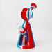 7" RM Cartoon multi colored silicone water bong [H120] Resin · Silicone · Plastic Bong ONE Red-Blue-White
