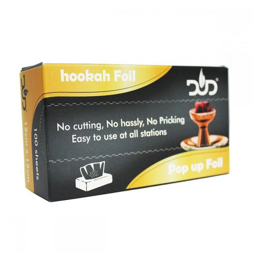 Small Size Hookah Foil Dud Premium Hookah Foil 100 Sheets Per Box Cap · Dabber · Insert · Clip · Nail Jatiimports LLC