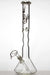18 inches genie white dot colored glass beaker bong Bongs ONE Clear