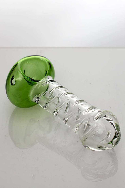 Soft Glass ISP363 Hand Pipe Glass Hand Pipe ONE