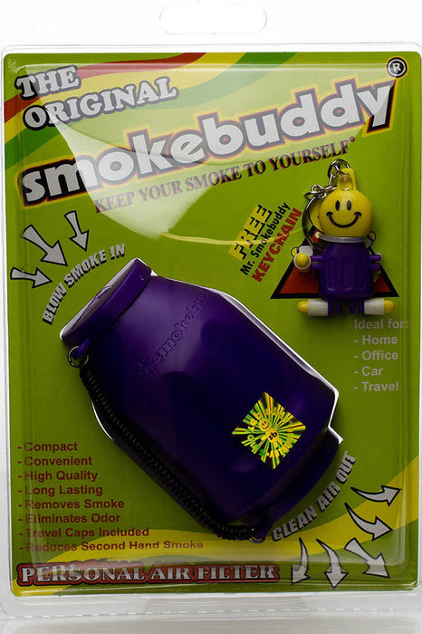 Smokebuddy Original Personal Color Air Filter-Purple - One Wholesale