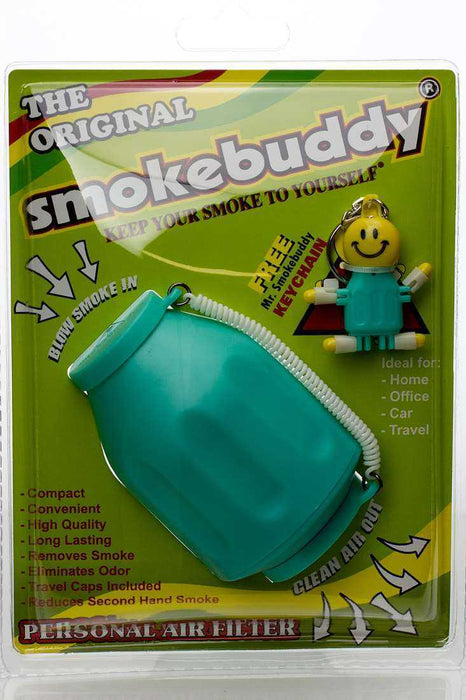 Smokebuddy Original Personal Color Air Filter-Teal - One Wholesale
