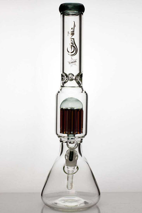 18" genie 12 arms percolator thick glass water bong- - One Wholesale