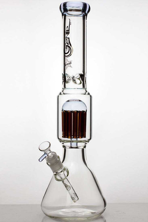18" genie 12 arms percolator thick glass water bong Glass Bong ONE Purple
