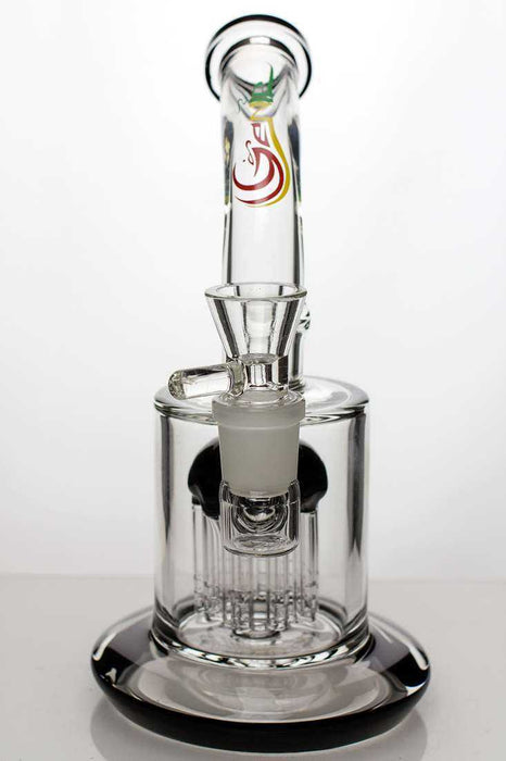 8" bent neck bubbler with 10-arm diffuser- - One Wholesale