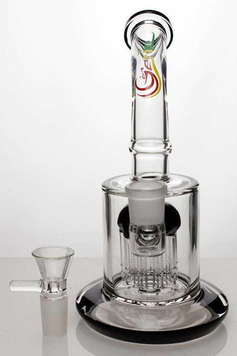 8" bent neck bubbler with 10-arm diffuser- - One Wholesale