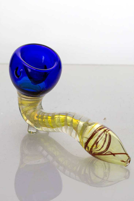Changing colors Sherlock glass hand pipe Glass Pipe ONE