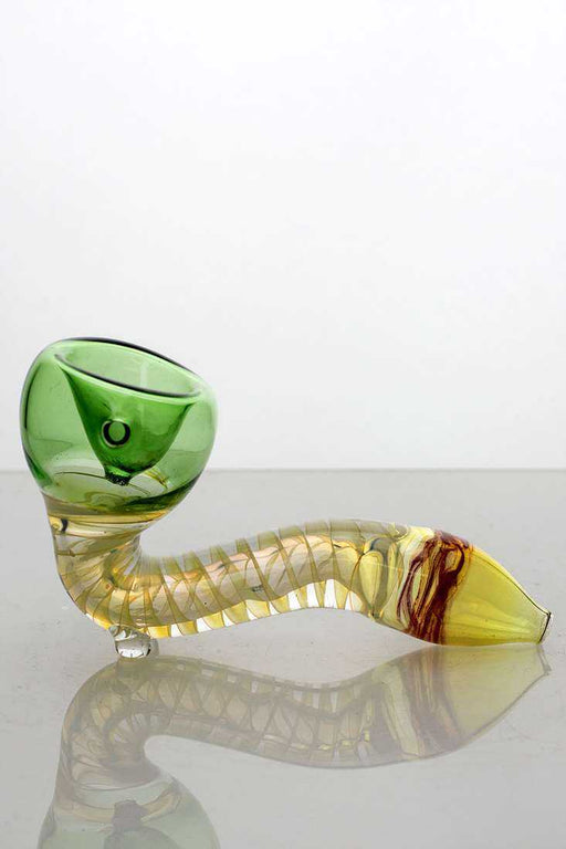 Changing colors Sherlock glass hand pipe Glass Pipe ONE