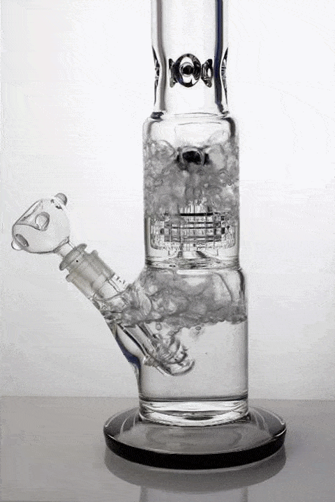 17" GENIE shower head percolator thick glass water bong Glass Bong ONE