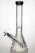 15 in. Metallic 9 mm glass beaker bong- - One Wholesale