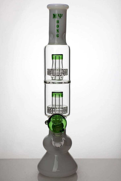 14" my bong double shower head water bongs- - One Wholesale
