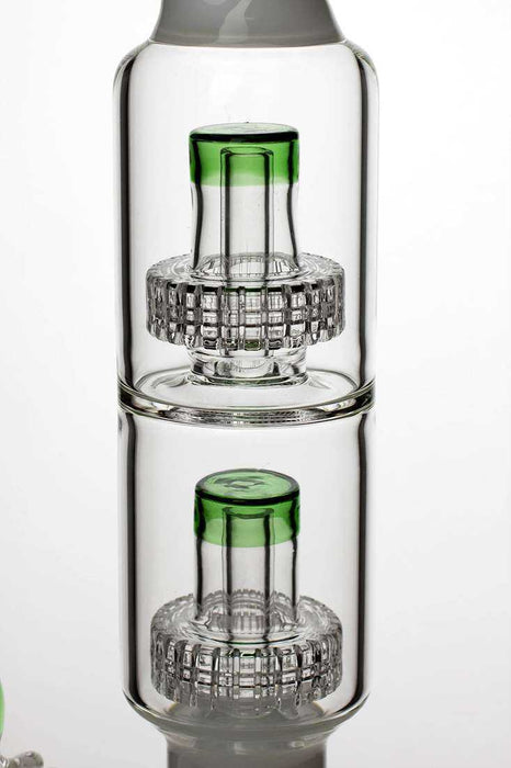 14" my bong double shower head water bongs- - One Wholesale