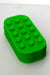 Brick Multi compartment Silicone Concentrate Container- - One Wholesale