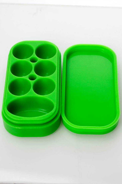 Brick Multi compartment Silicone Concentrate Container- - One Wholesale