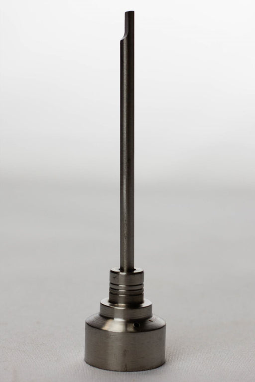Titianium cap with dab tool and one hole Bongs Accessories ONE