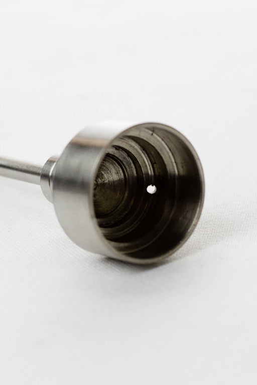 Titianium cap with dab tool and one hole Bongs Accessories ONE