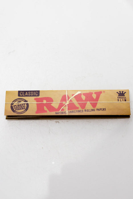 RAW Natural Unrefined Rolling Paper-King - One Wholesale