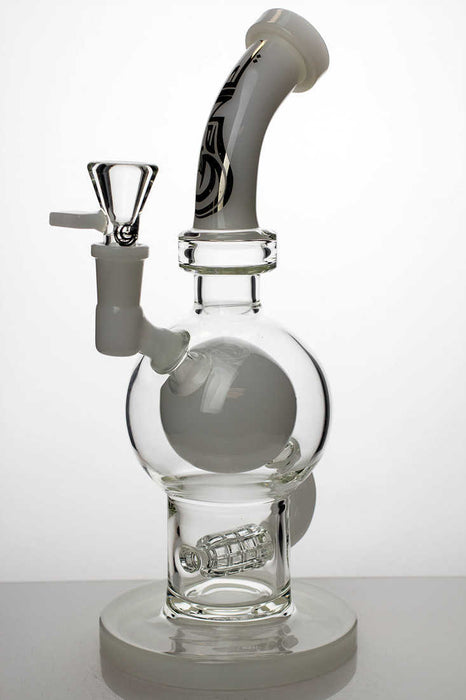 10" Sphere in a Sphere inline diffused bubbler-White - One Wholesale