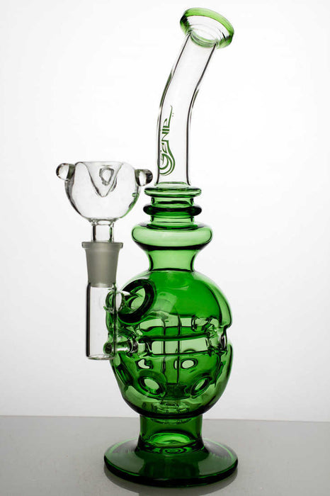 10" Recycled bubbler with shower head diffuser-Green - One Wholesale